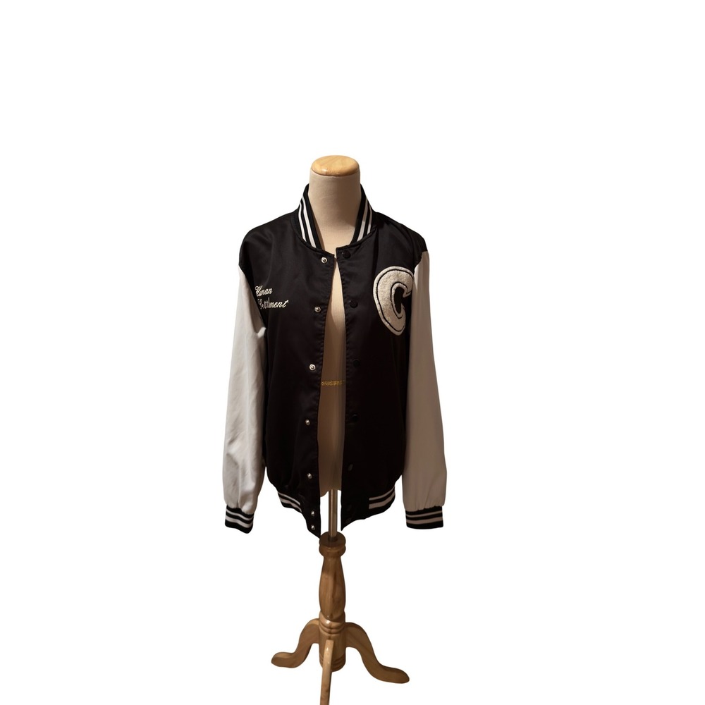 SEVEN SOULS Varsity Letterman C Los Angeles Paris London New York Tokyo Sz S‎